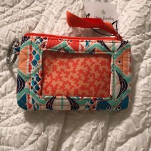 Vera Bradley wallet zip ID case nwt new with tags
